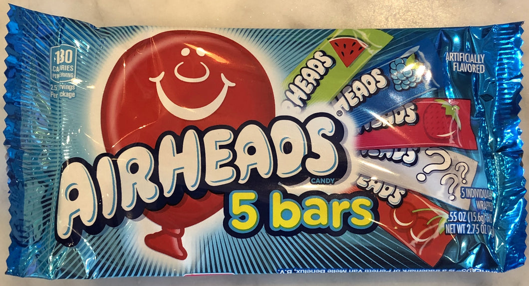 Airheads 5 pack - Assorted Flavors